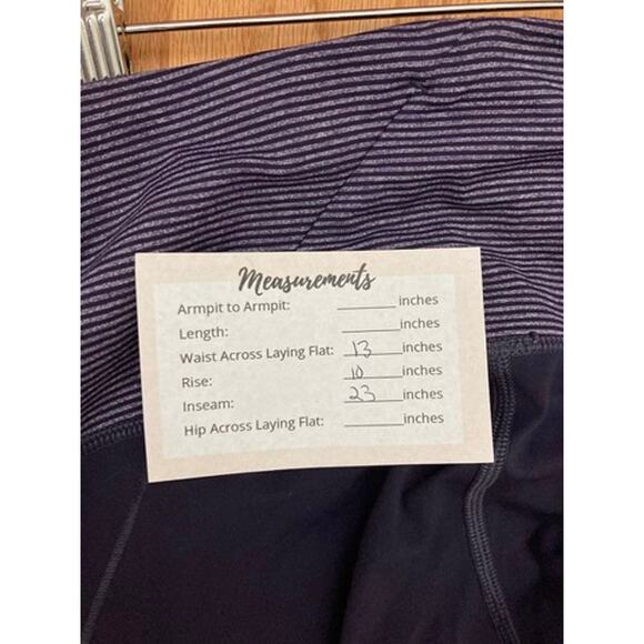 Lululemon Rebel Runner Ankle‎ Crop Plum Athleisure High Rise Pants Legging 6 - Picture 7 of 10